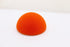 Orange Flocked Round Puppet Nose - 40mm - FurriFingers